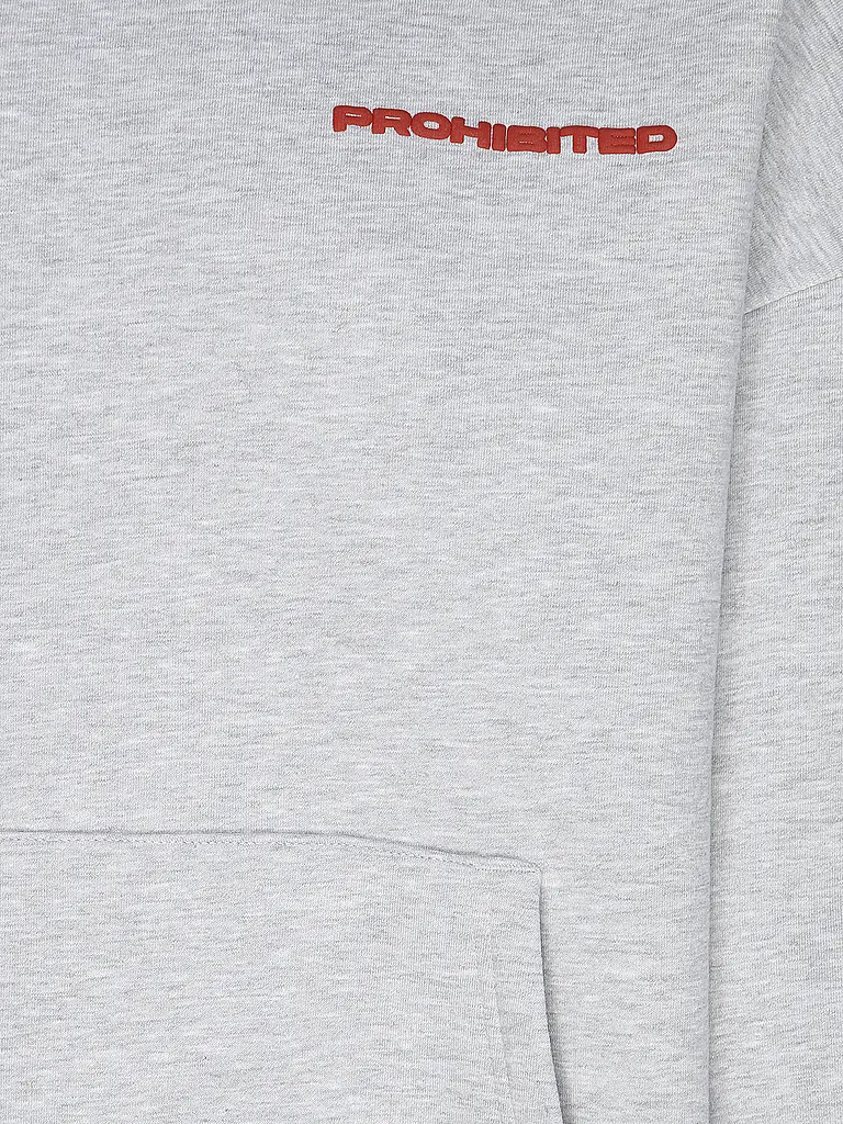 PROHIBITED | Kapuzensweater - Hoodie | hellgrau