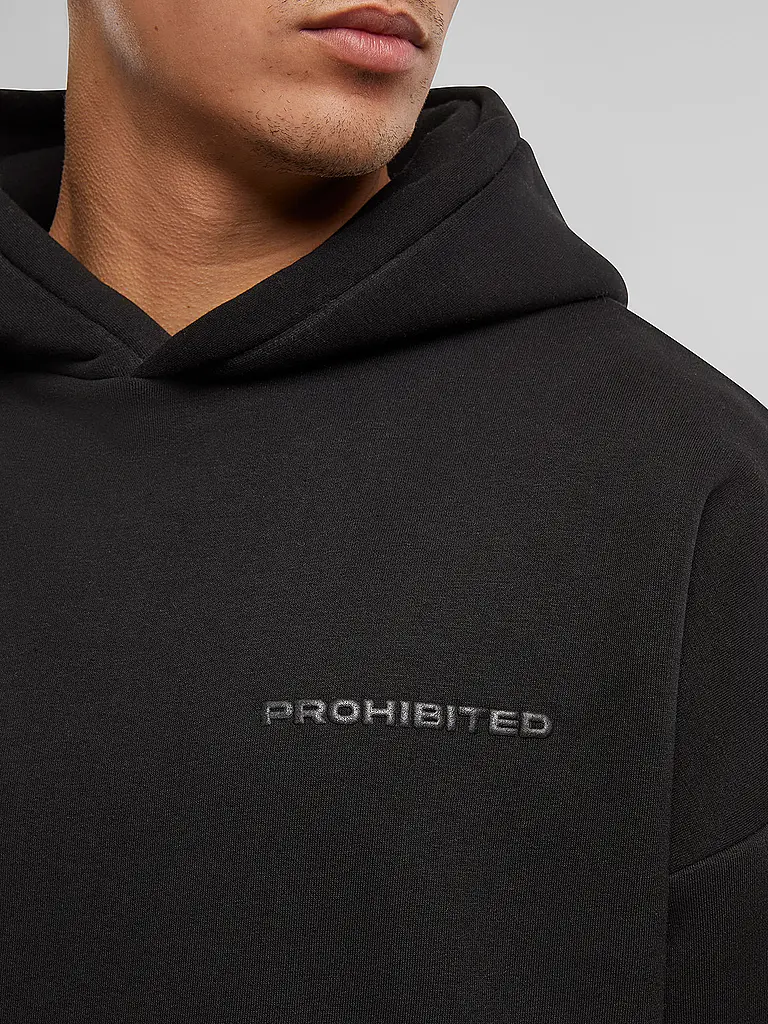 PROHIBITED | Kapuzensweater - Hoodie | schwarz