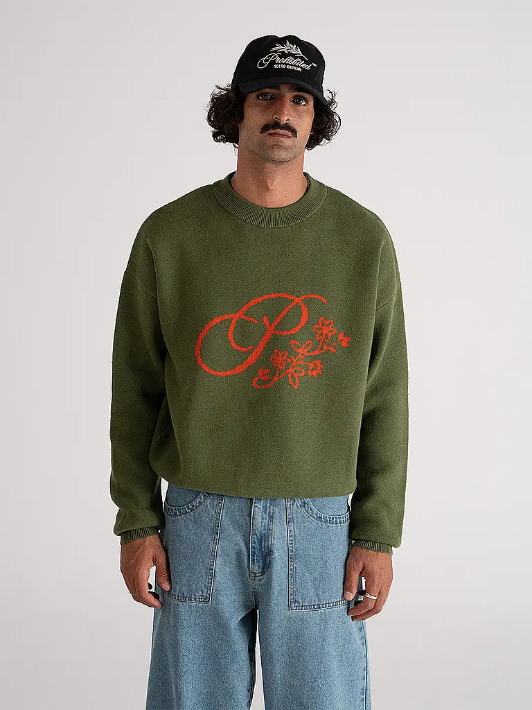 PROHIBITED | Pullover BLOOM  | olive