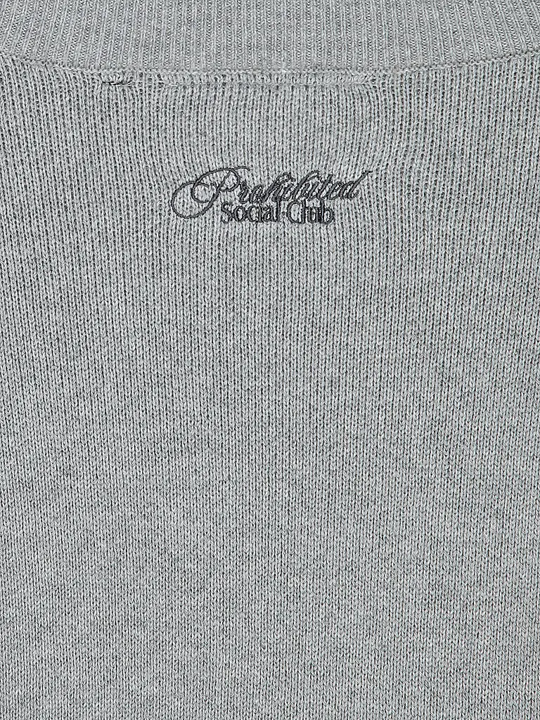 PROHIBITED | Pullover EMBLEM KNIT | Grau