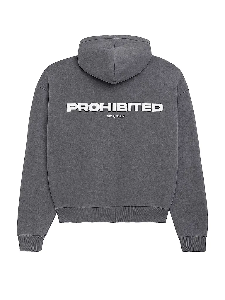 PROHIBITED | Sweatjacke  | grau