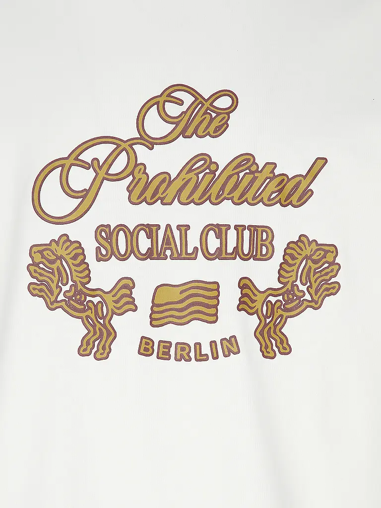 PROHIBITED | T-Shirt CLOUBHOUSE HOUSE | Weiss