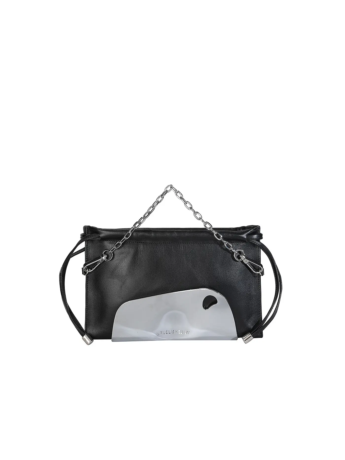 PUBLISHED BY | Ledertasche - Umhängetasche | schwarz