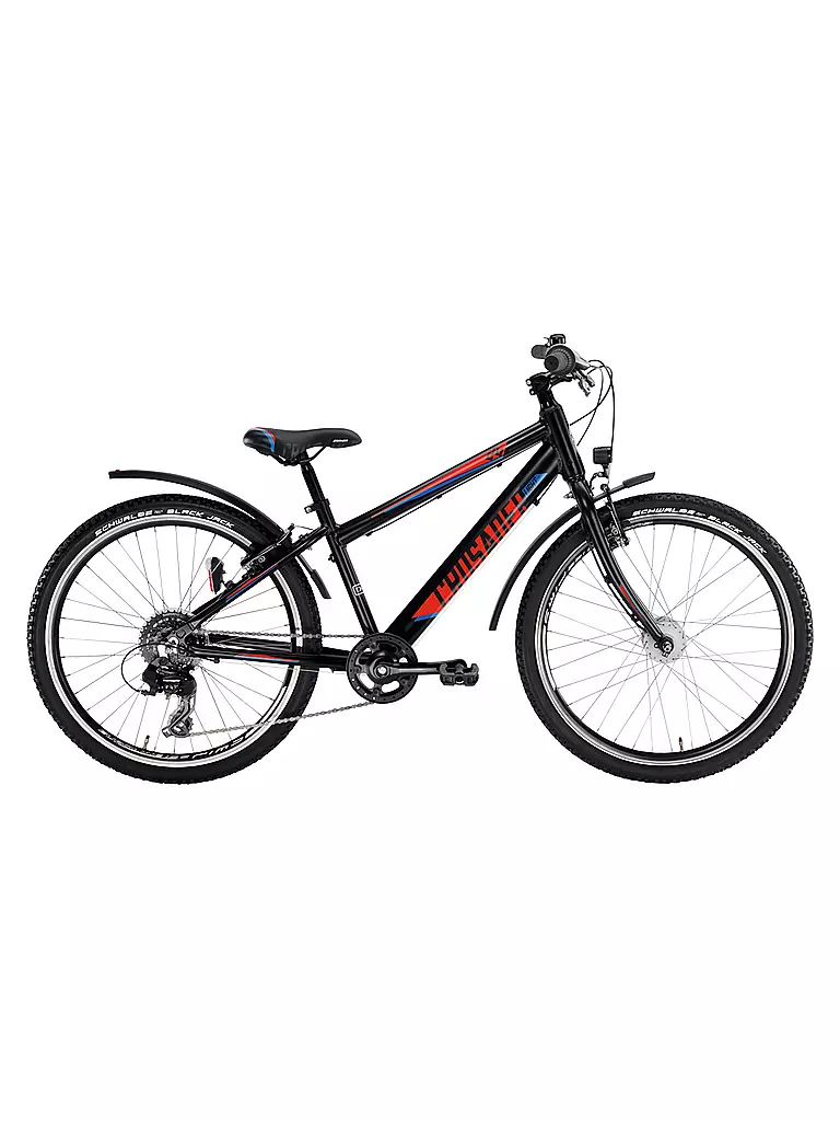 PUKY | Fahrrad "CRUSADER®" 24-8 Alu Active | schwarz