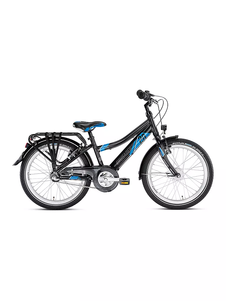 PUKY | Jugendfahrrad 20-3 Alu Light Crusader (Schwarz/Blau) 4552 | blau