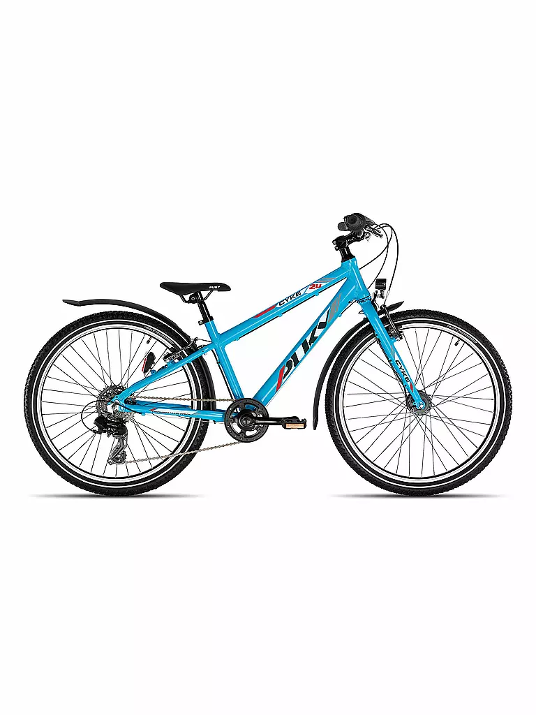 PUKY | Kinder Fahrrad "CYKE 24-8 Alu light Active" (Fresh Blue) 4473 | blau