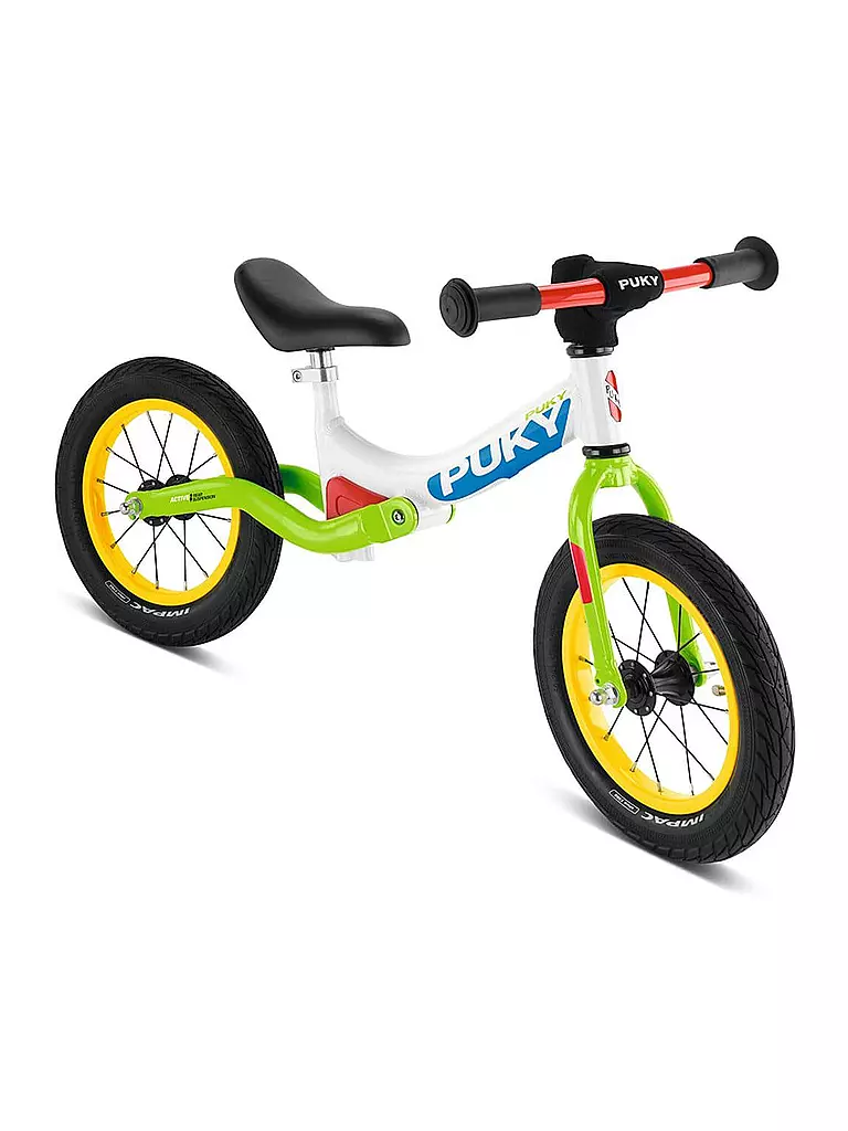 PUKY | Kinder Laufrad mit Federung LR Ride  weiß/grün 4080 | grün