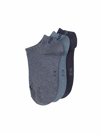 PUMA | Kinder Sneaker Socken 3er denim blue