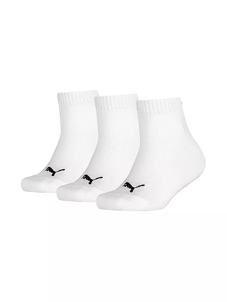 PUMA | Jungen Sneakersocken Quarter 3er Pkg white | weiss