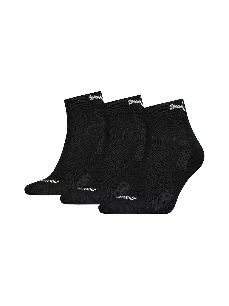 PUMA | Quarter Socks 3-er Pkg. black | schwarz