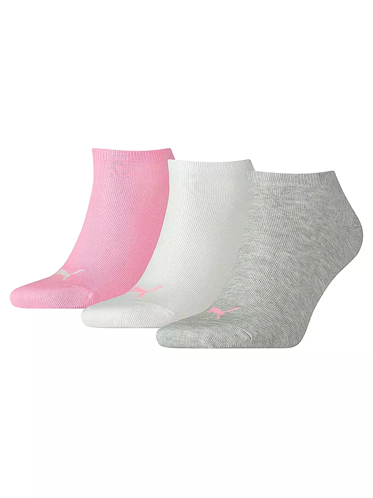 PUMA | Sneaker Socken 3er Pkg prism pink | rosa