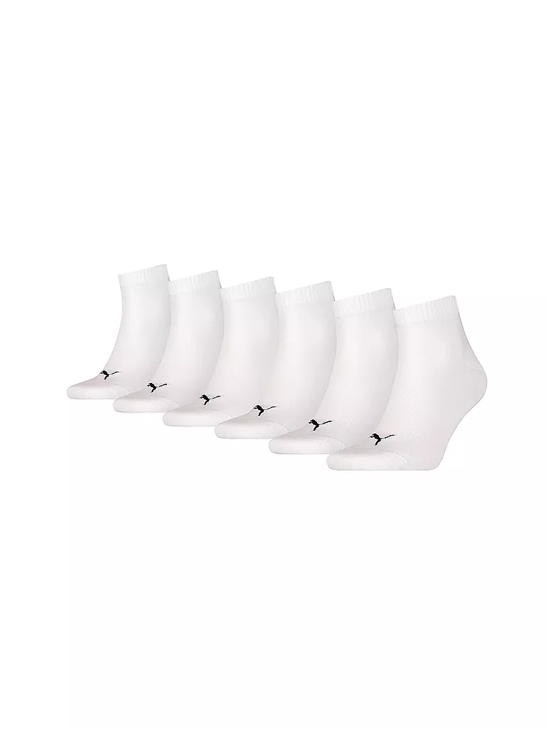 PUMA | Sneaker Socken 6er Pkg. white | weiss