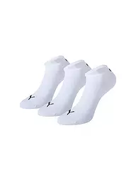 PUMA | Sneakersocken 3-er Pkg.  "Invisible" anthra grey mel | weiss