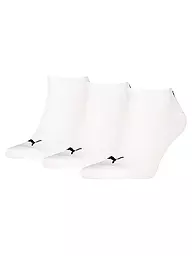 PUMA | Sneaker Socken 3er Pkg navy / grey | weiss