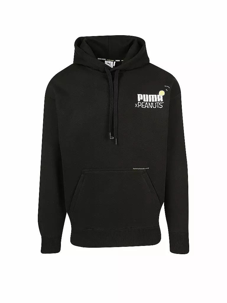 PUMA | x PEANUTS  Kapuzensweater | schwarz
