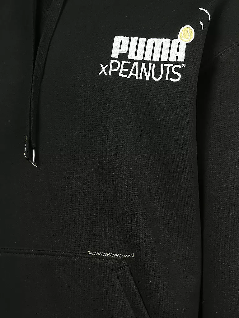 PUMA | x PEANUTS  Kapuzensweater | schwarz