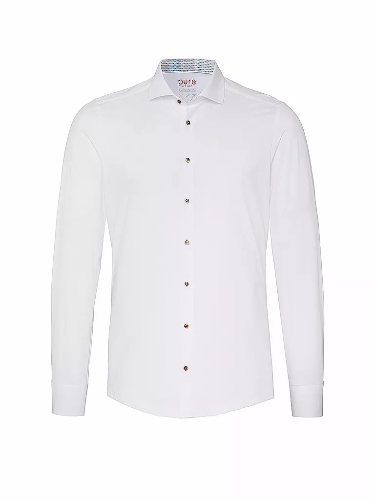 PURE | Businesshemd Slim Fit | weiss