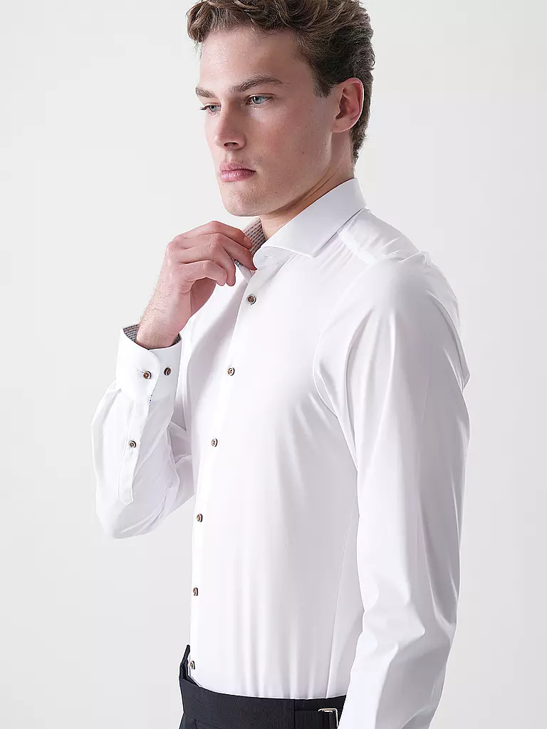 PURE | Businesshemd Slim Fit | weiss