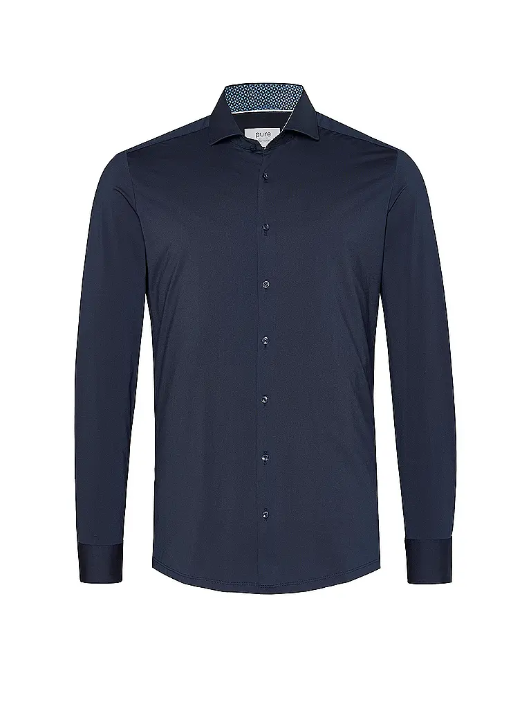 PURE | Hemd Slim Fit  | dunkelblau