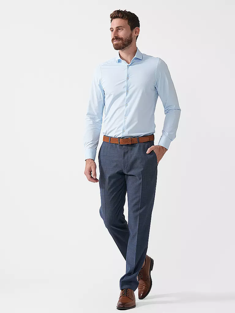 PURE | Hemd Slim Fit  | hellblau
