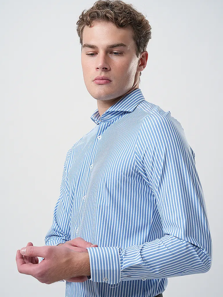 PURE | Hemd Slim Fit  | dunkelblau