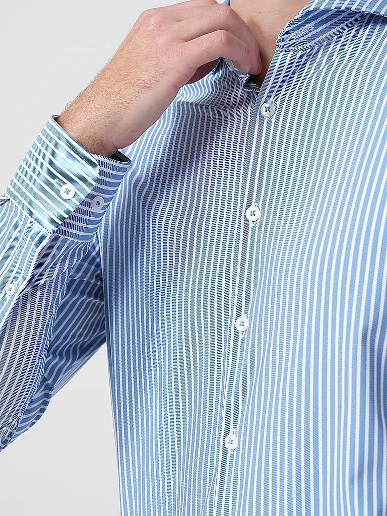 PURE | Hemd Slim Fit  | dunkelblau