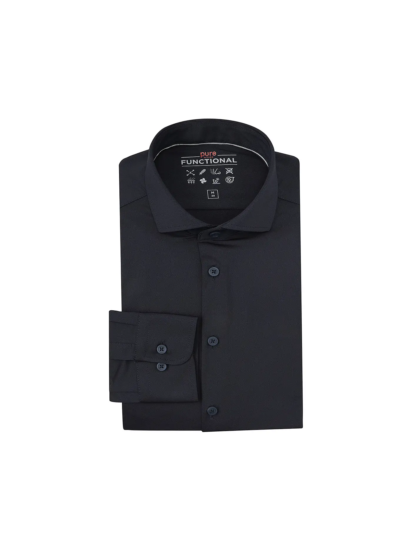 PURE | Jerseyhemd Slim Fit  | dunkelblau