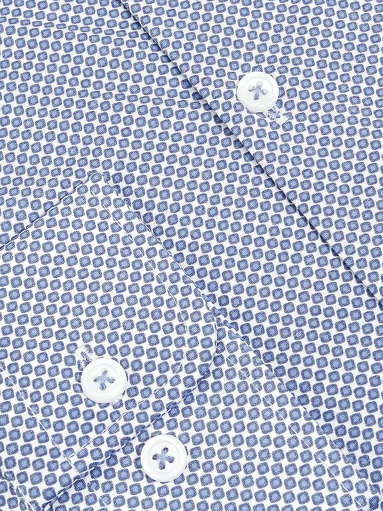 PURE | Jerseyhemd Slim Fit  | blau