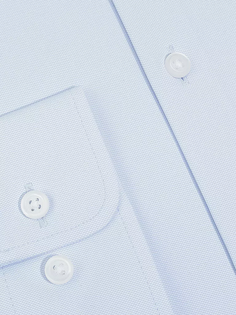 PURE | Jerseyhemd Slim Fit  | blau