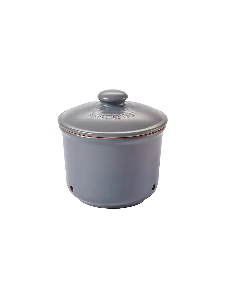 RÖMERTOPF | Frische-Topf Mini 12,5x13cm Blau-Grau | grau