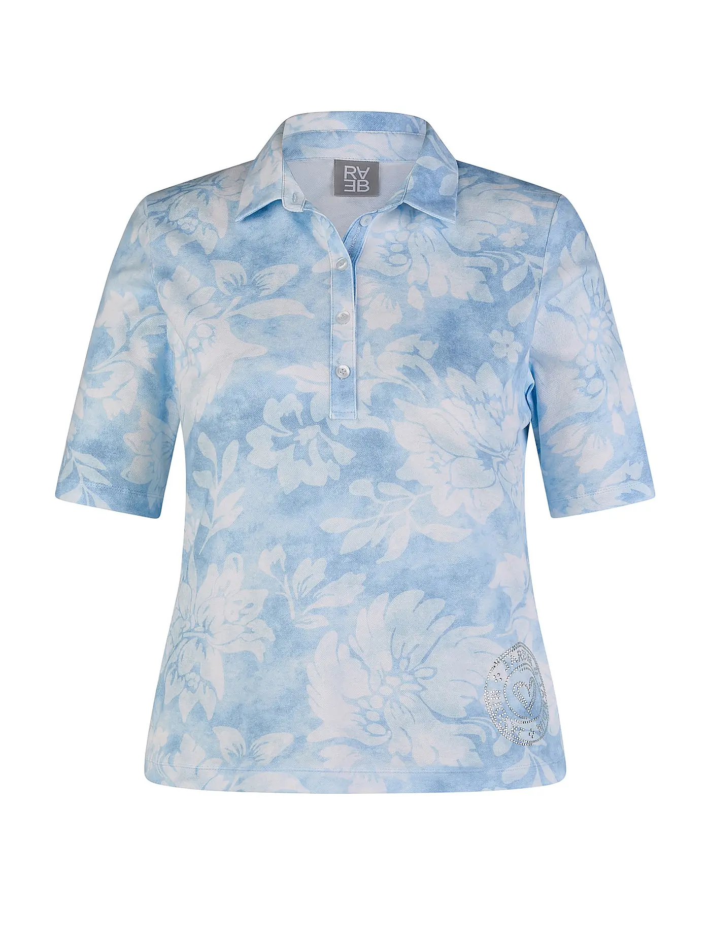 RABE | Poloshirt  | hellblau