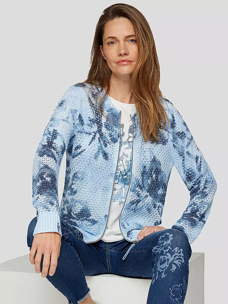 RABE | Strickjacke | blau