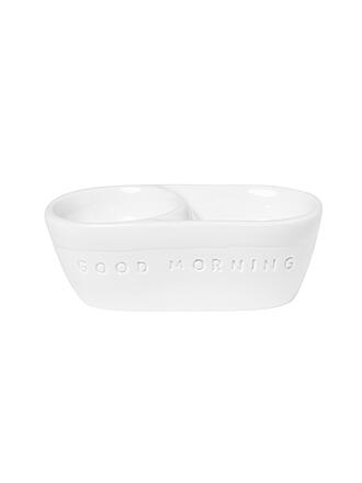 RAEDER | Eierbecher GOOD MORNING 9,5x3,5cm Weiss