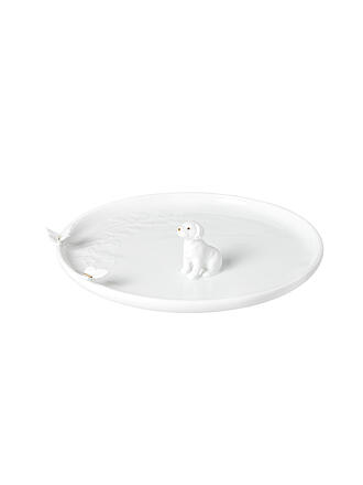 RAEDER | Teller 17cm HUND Weiss