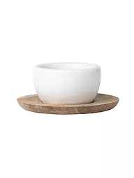 RAEDER | Eierbecher mit Untertasse Weichei | weiss