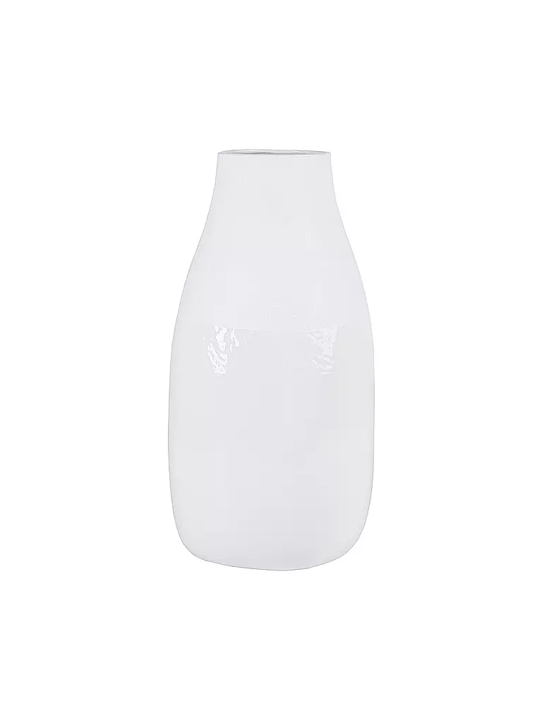 RAEDER | Freiform Vase groß 19x16x36cm | weiss