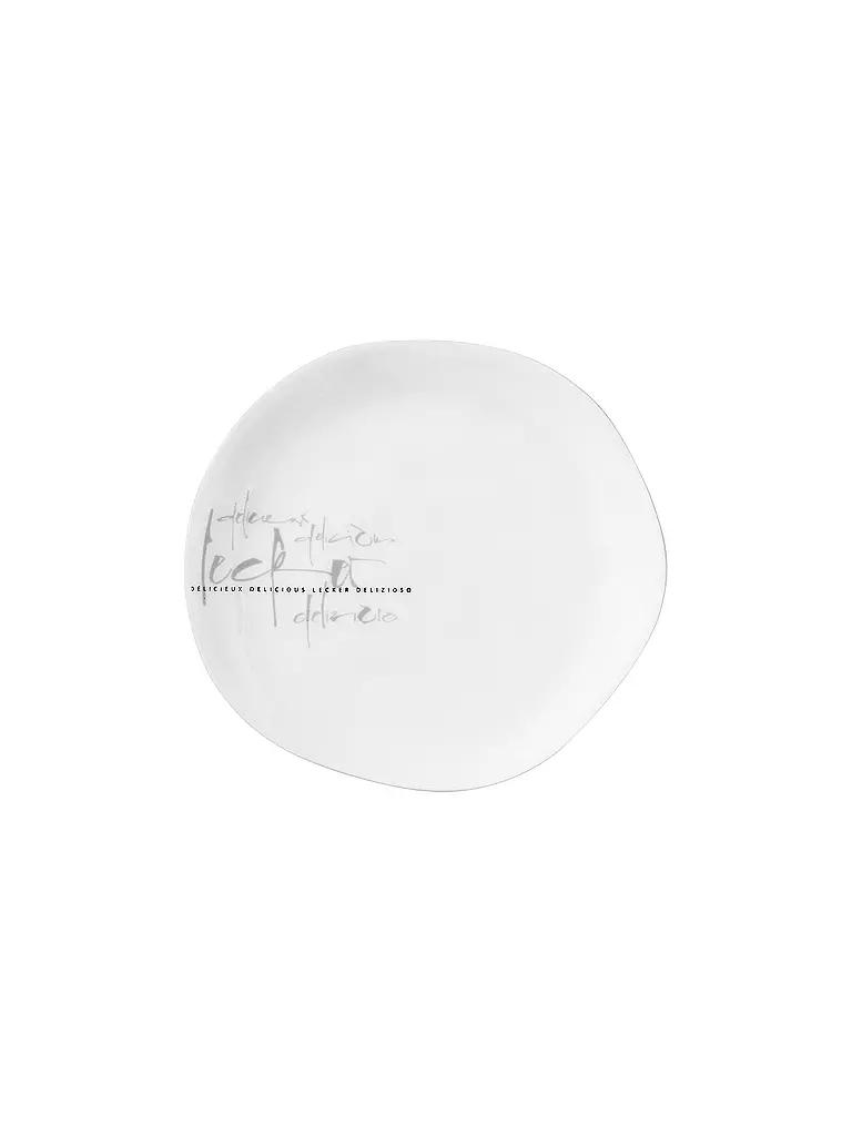 RAEDER | Gourmetteller klein "Lecker" 13cm | weiß