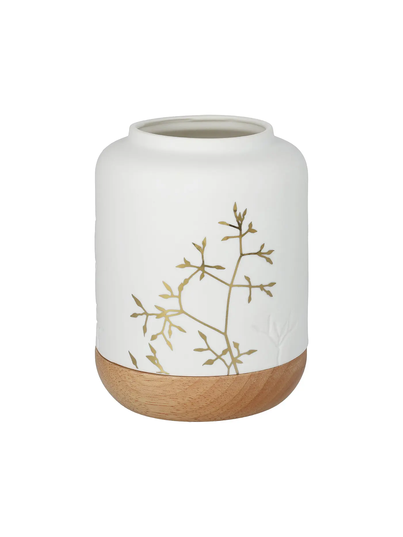 RAEDER | Licht 10,8cm Goldzweig  | weiss