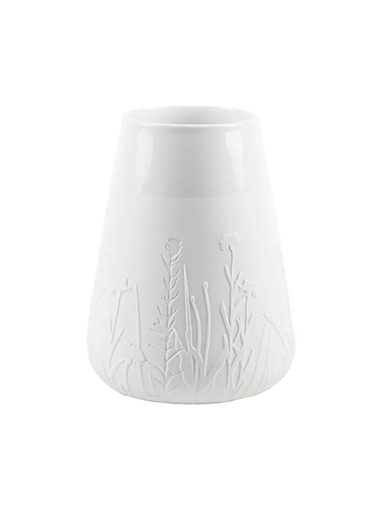 RAEDER | Poesie Vase Floral Gräser 23,5cm | weiss