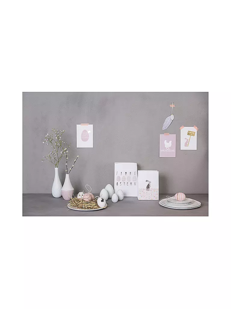 RAEDER | Porzellan Eier Set 4er | weiss
