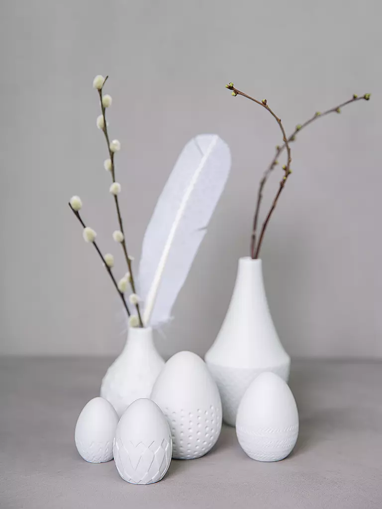 RAEDER | Porzellan Eier Set 4er | weiss