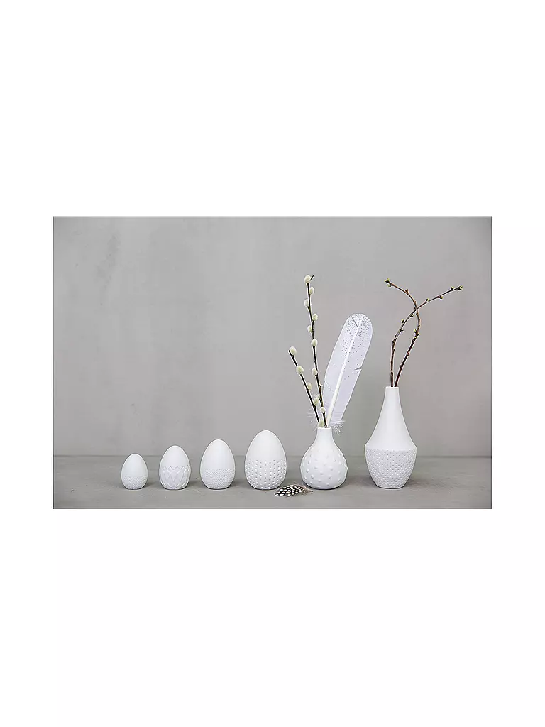 RAEDER | Porzellan Eier Set 4er | weiss
