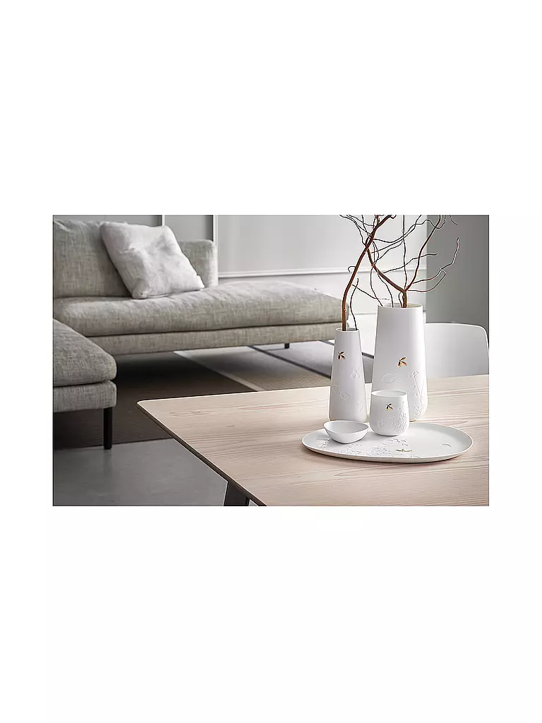 RAEDER | Porzellan Vase klein 21cm | weiss