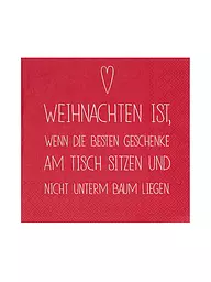RAEDER | Servietten 33x33cm  | Rot