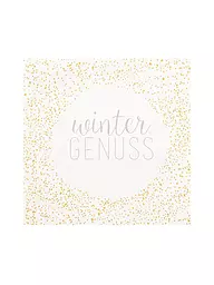 RAEDER | Servietten 33x33cm Wintergenuss | creme