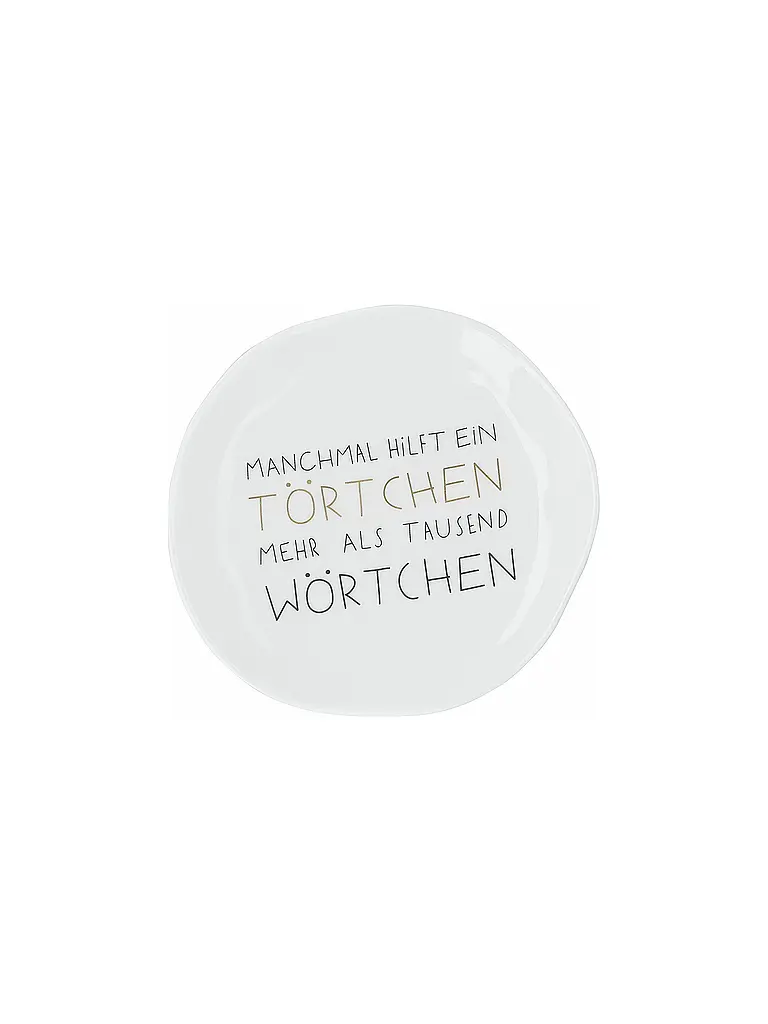 RAEDER | Teller klein Mix & Match Törtchen | weiss