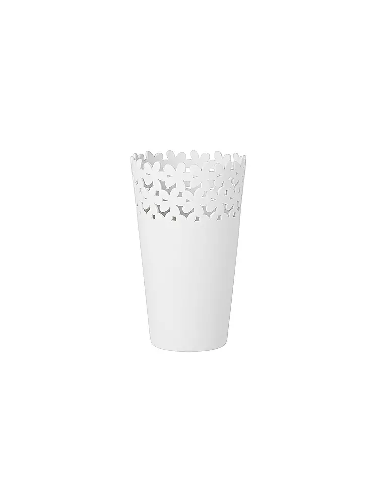 RAEDER | Vase "Weisheiten" 18cm | weiß