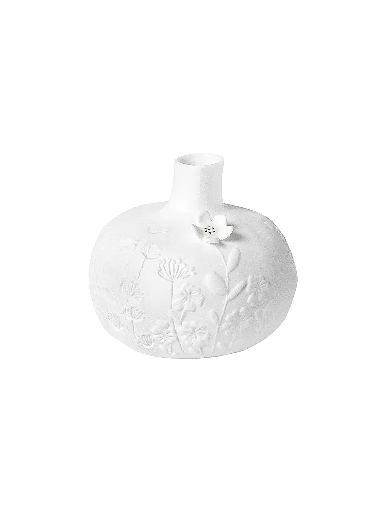 RAEDER | Vase BLUMENGARTEN 8,5x8cm Weiss | weiss
