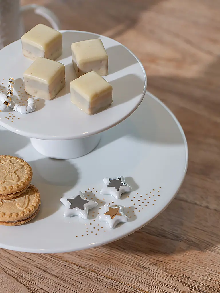 RAEDER | Weihnachts Etagere Zimsterne | Weiss