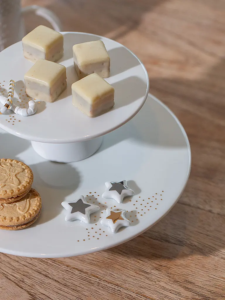 RAEDER | Weihnachts Etagere Zuckerstange | Weiss